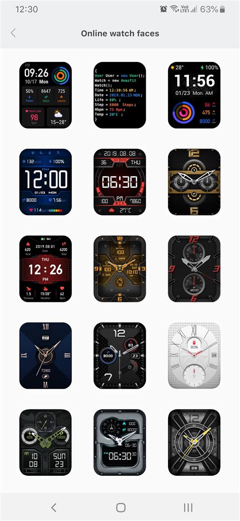 custom watch faces for amazfit